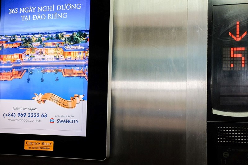 Có được phép quảng cáo trong thang máy